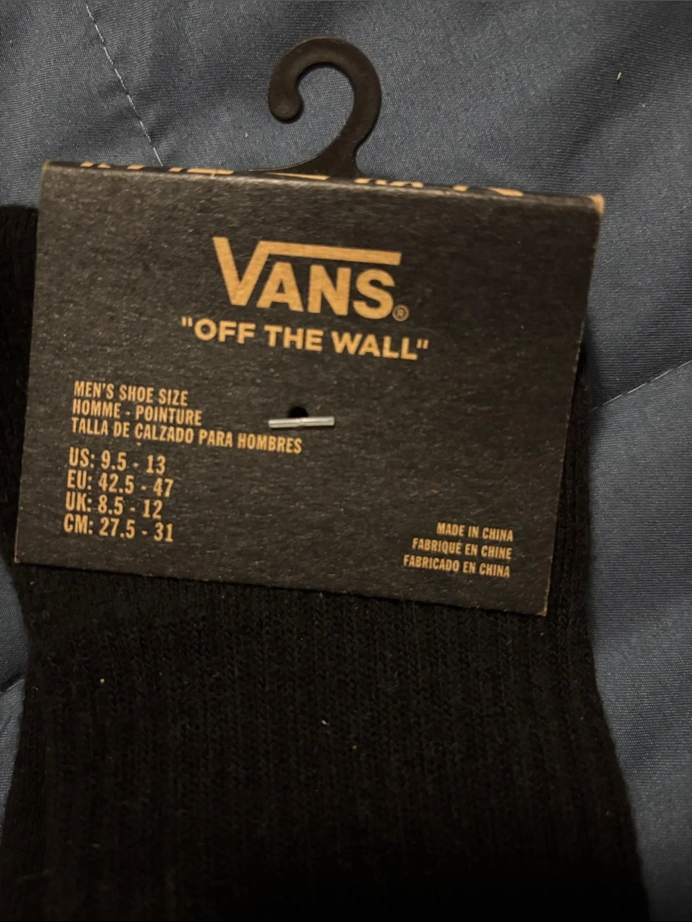 Vans  crew socks 2 pairs size 9.5-13